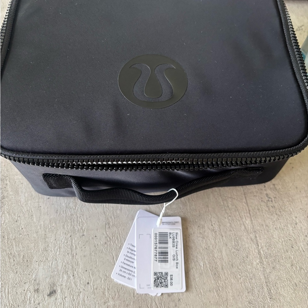 Lululemon Black Lunch Box